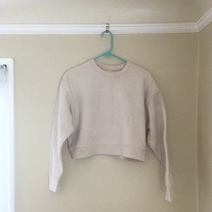 girlfriend collective crop sweatshirt